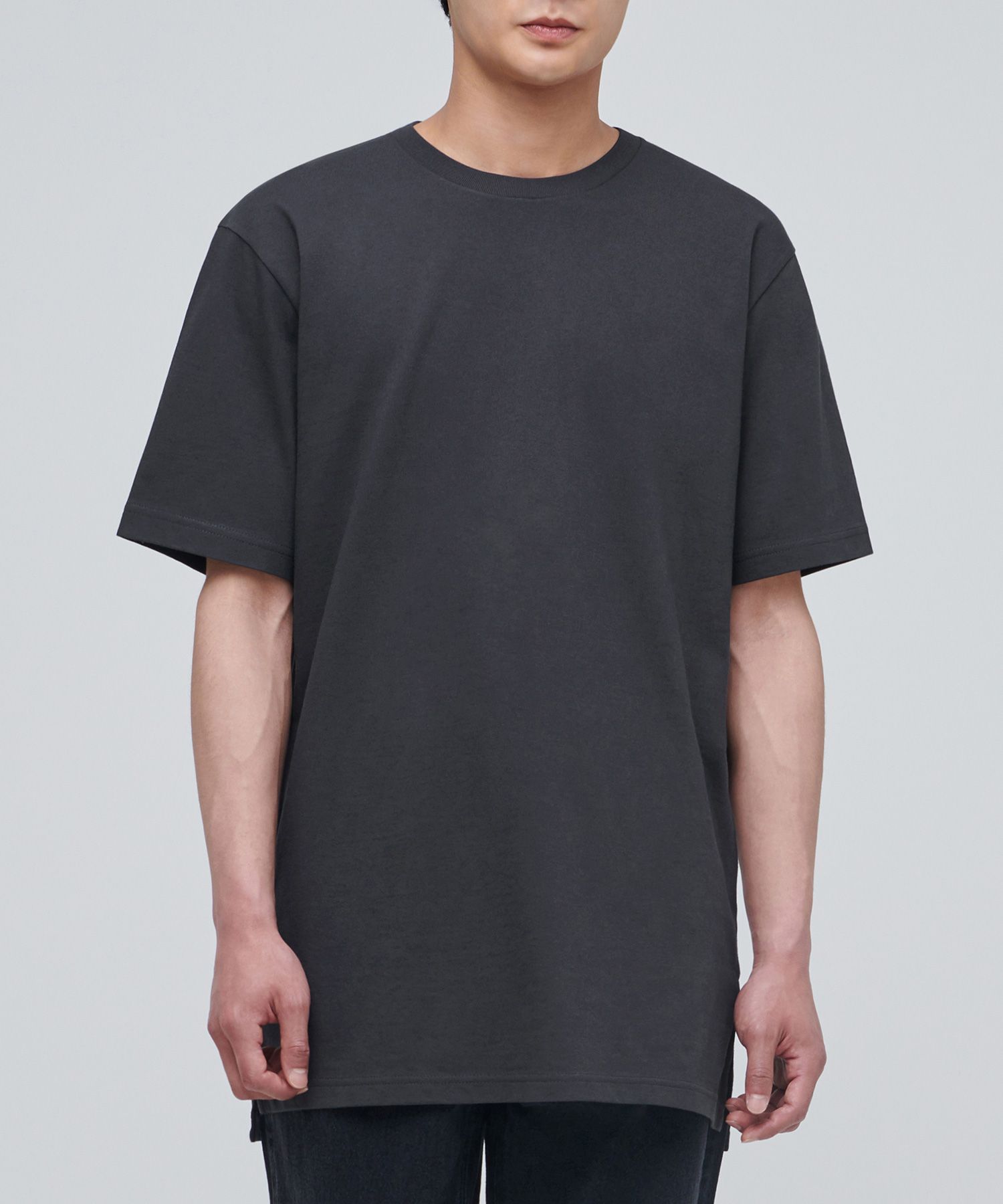 MUSINSA公式 | MUSINSA STANDARD Layered Crew Neck Short