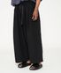 린넨 배기 와이드 팬츠 블랙