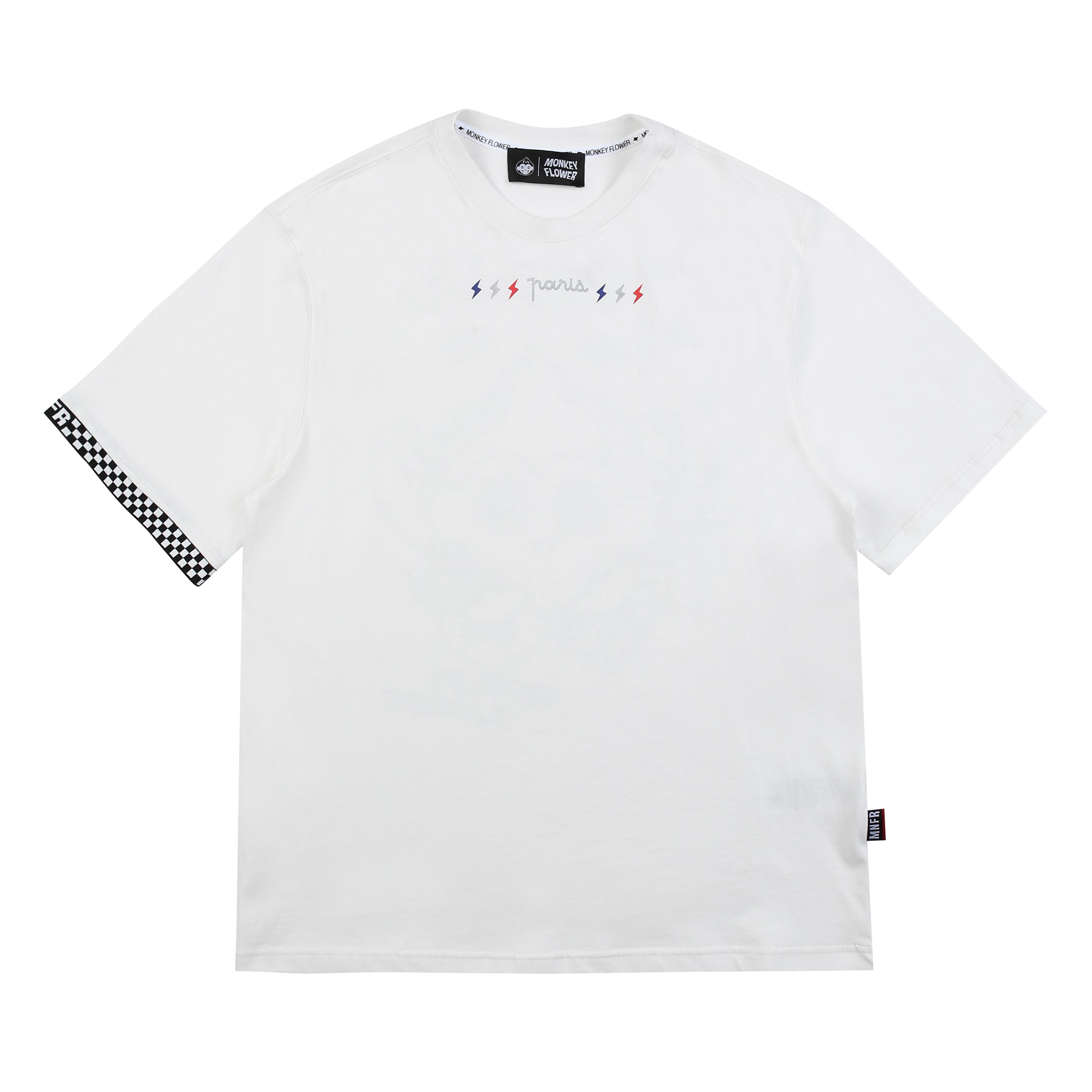 MUSINSA | Monkey Flower PUBLIC SIMPLE GRAPHIC T-SHIRT BLACK