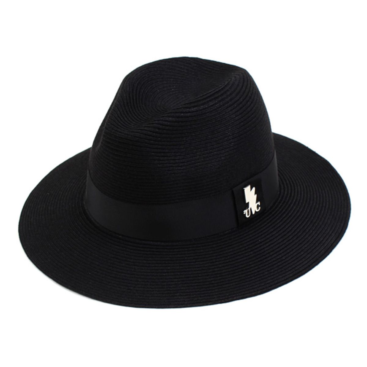 유니버셜 케미스트리(UNIVERSAL CHEMISTRY) Soft Summer Black Long Fedora 여름페도라