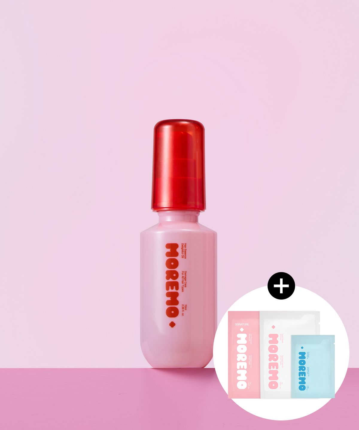 모레모(MOREMO) 헤어 에센스 딜라이트풀 오일 70ml+(증정) 샤쉐3종