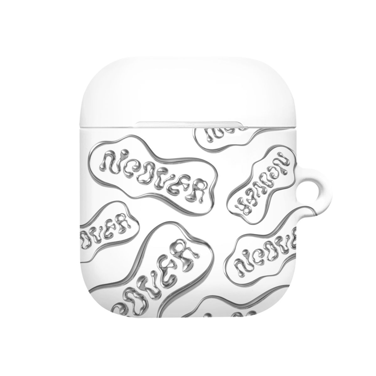앤커버(NCOVER) ORIGINAL 3D SPACE LOGO-WHITE(에어팟 하드)