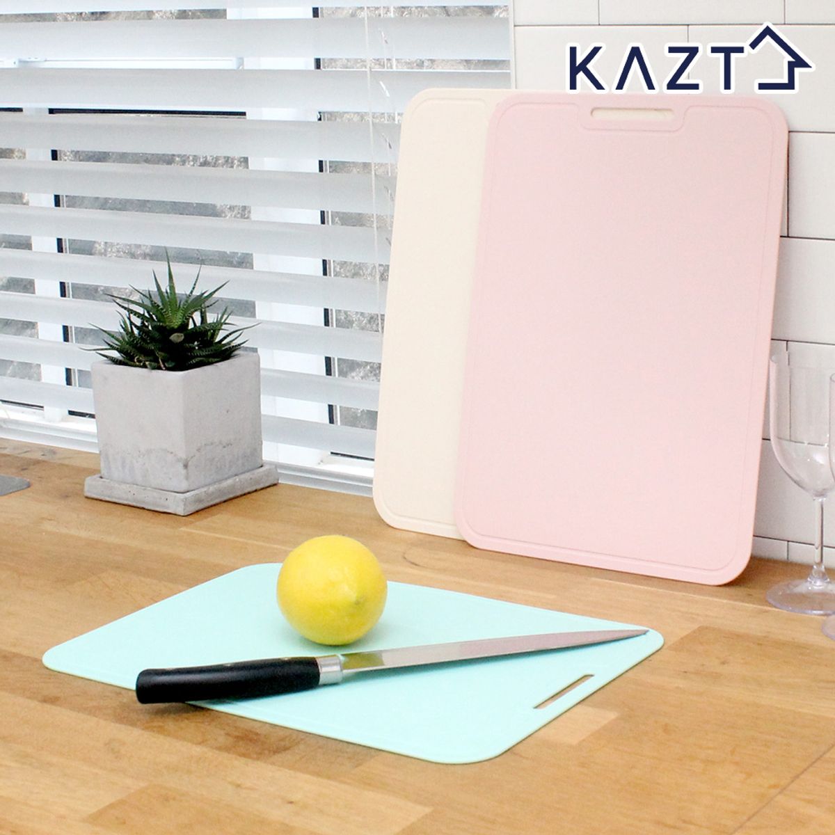 가쯔(KAZT) 심플쿡 국산 칼집 안나는 도마 대3개 세트