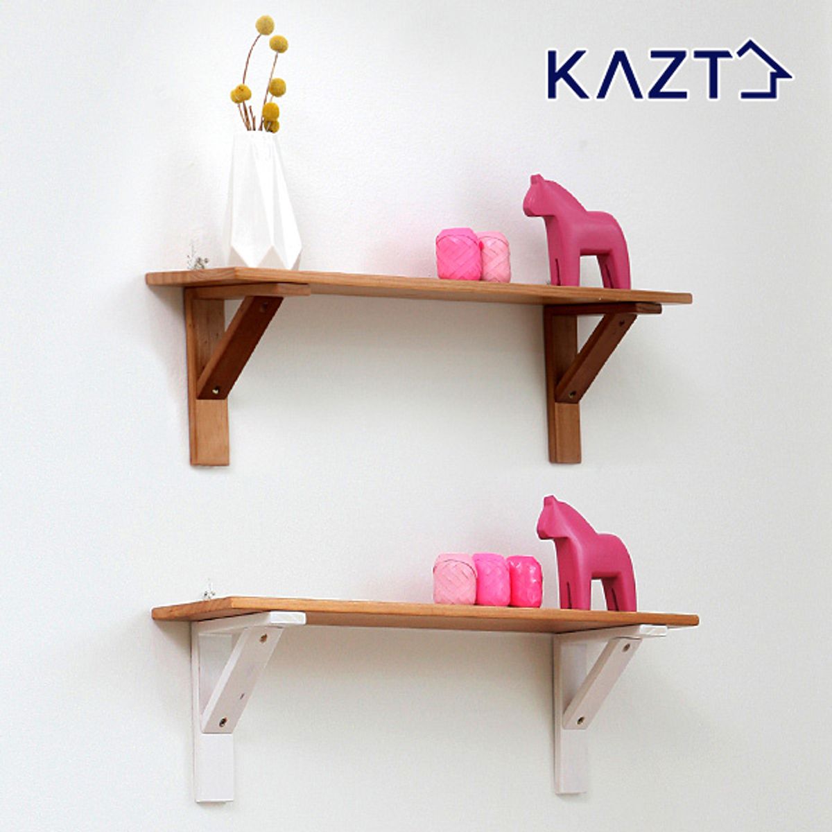 가쯔(KAZT) 스마트 원목 선반 일반형 60Cm