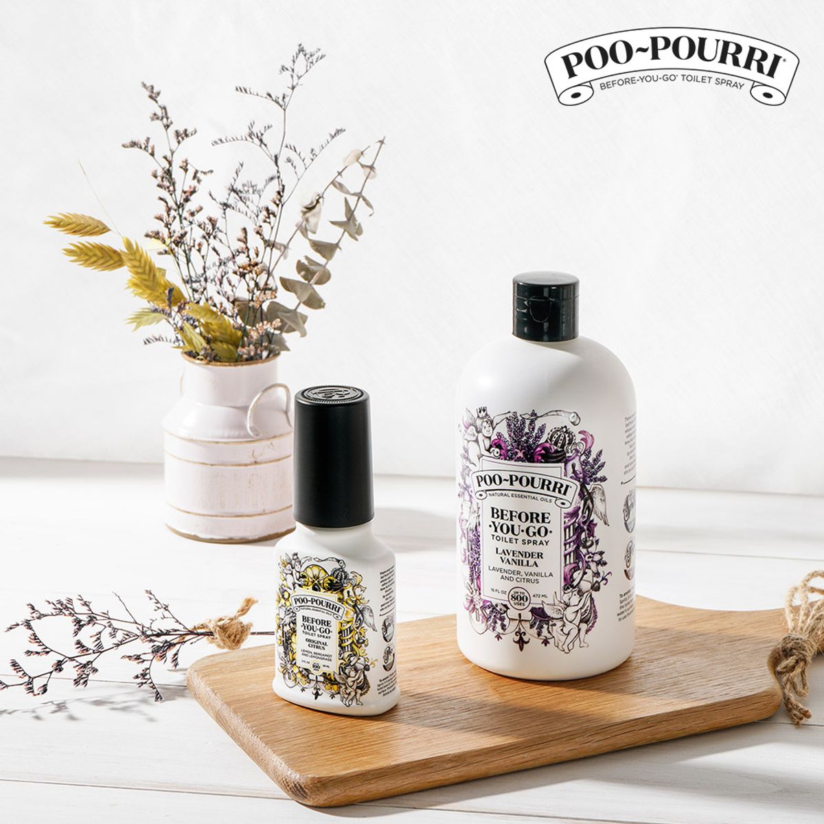 푸푸리(POOPOURRI) 천연 토일렛 퍼퓸 59ml + 472ml(리필용)