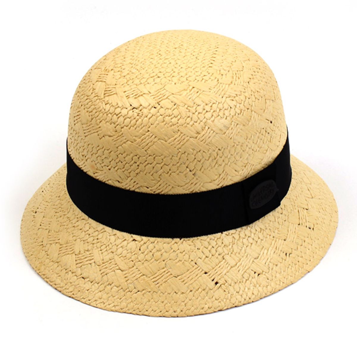 유니버셜 케미스트리(UNIVERSAL CHEMISTRY) BK Modern Summer Raffia Cloche Hat 여름페도라