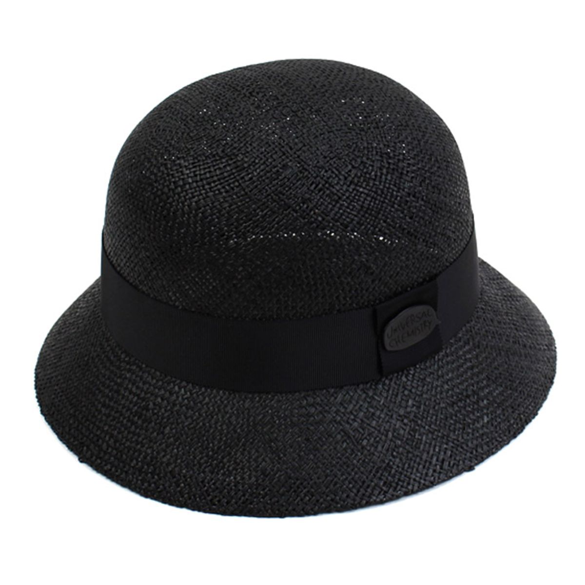 유니버셜 케미스트리(UNIVERSAL CHEMISTRY) BK Thunder Bau Black Cloche Hat 여름페도라
