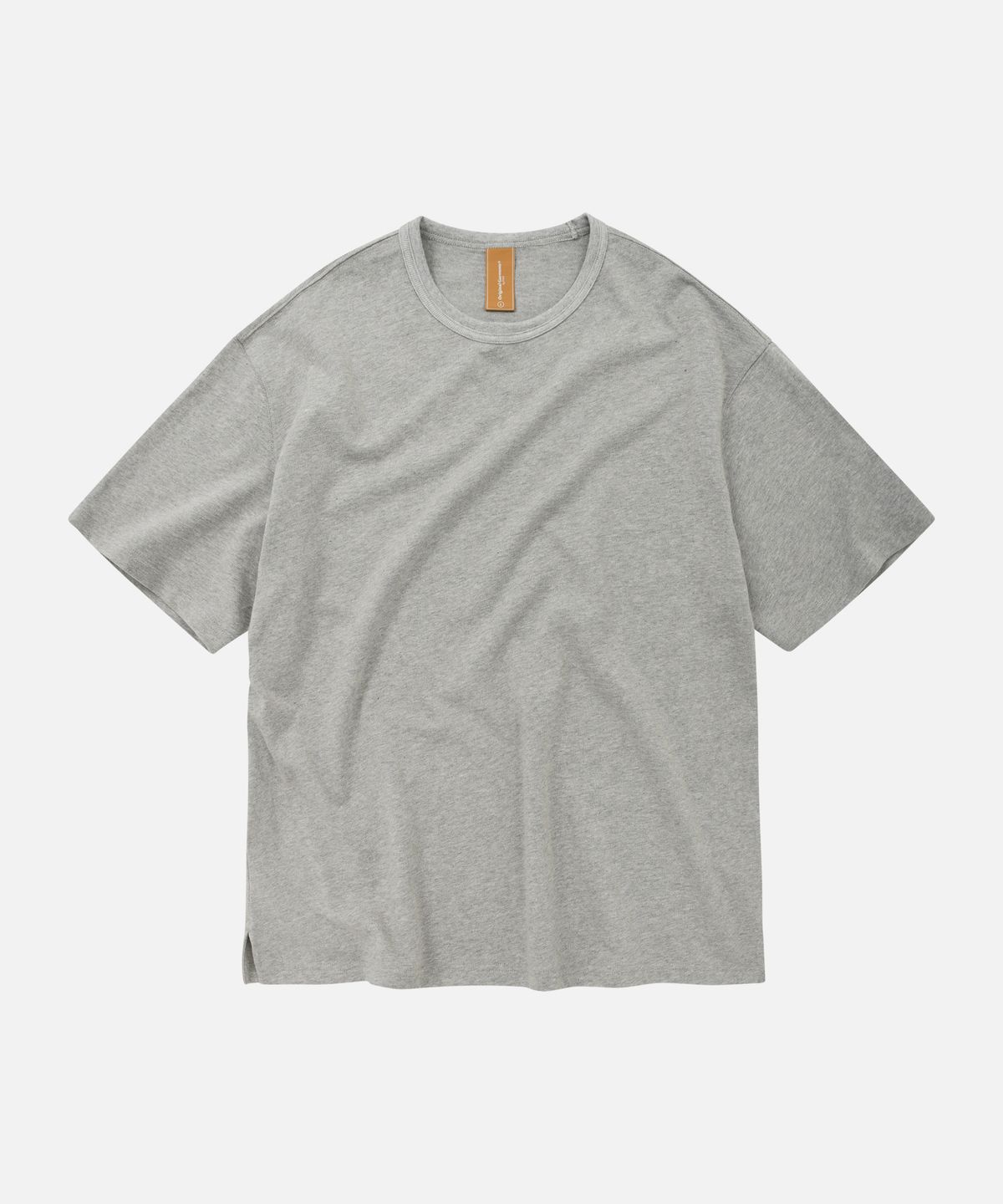 프리즘웍스(FRIZMWORKS) OG DOUBLE RIB OVERSIZED TEE _ MELANGE GRAY