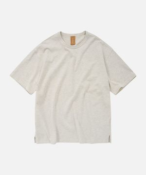 OG DOUBLE RIB OVERSIZED TEE _ OATMEAL