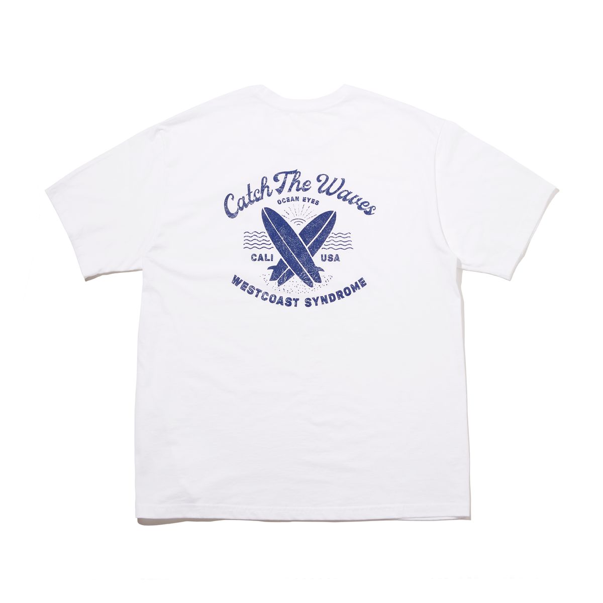 오가프(OGARP) CATCH THE WAVES TEE WHITE