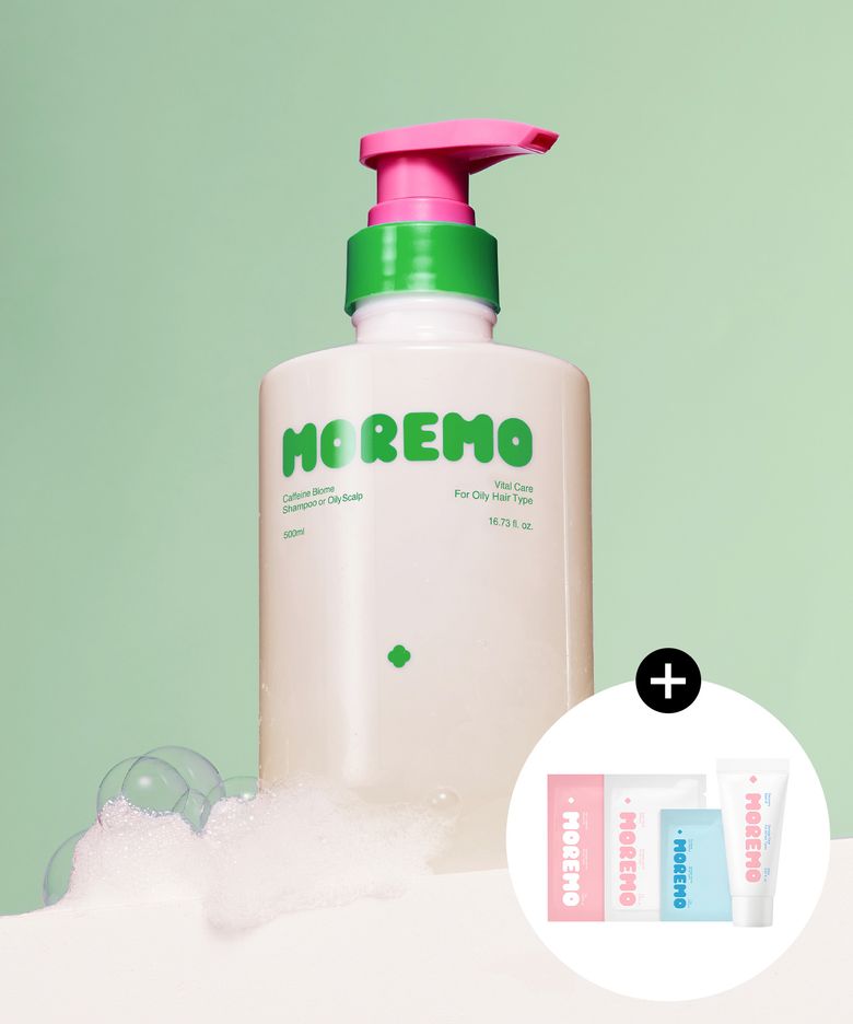 카페인바이옴 샴푸 지성용 500ml+(증정) 리커버리밤 20ML+샤쉐3종