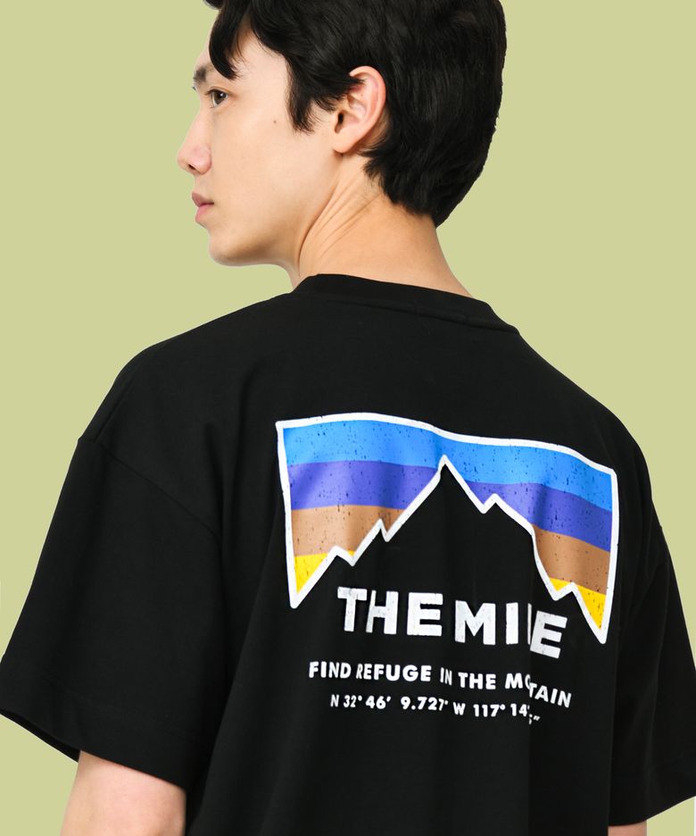파인 마운트 가먼츠 다운 크루넥 [블랙]