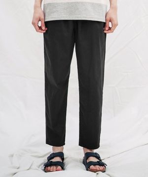 플레인(여름용) 코튼 밴딩팬츠 블랙 CJLP7509