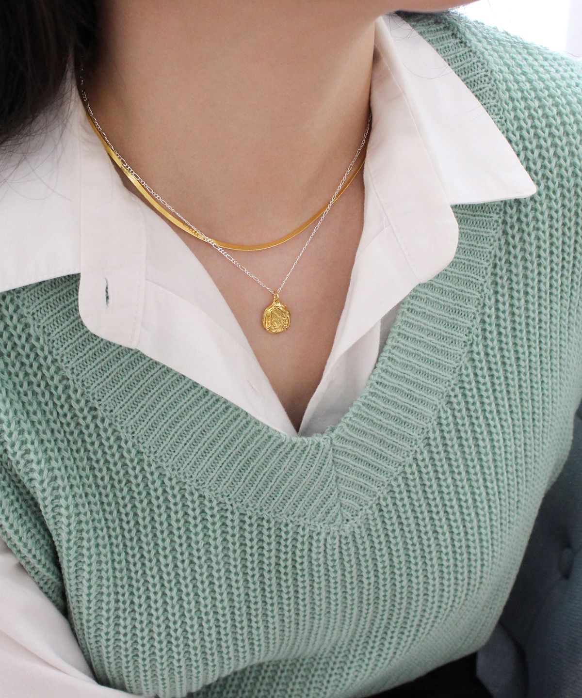 메이딘리(MADIN'LY) Sculpter necklace
