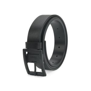 남자 정장 합금 수동 벨트 소가죽 T8705 블랙