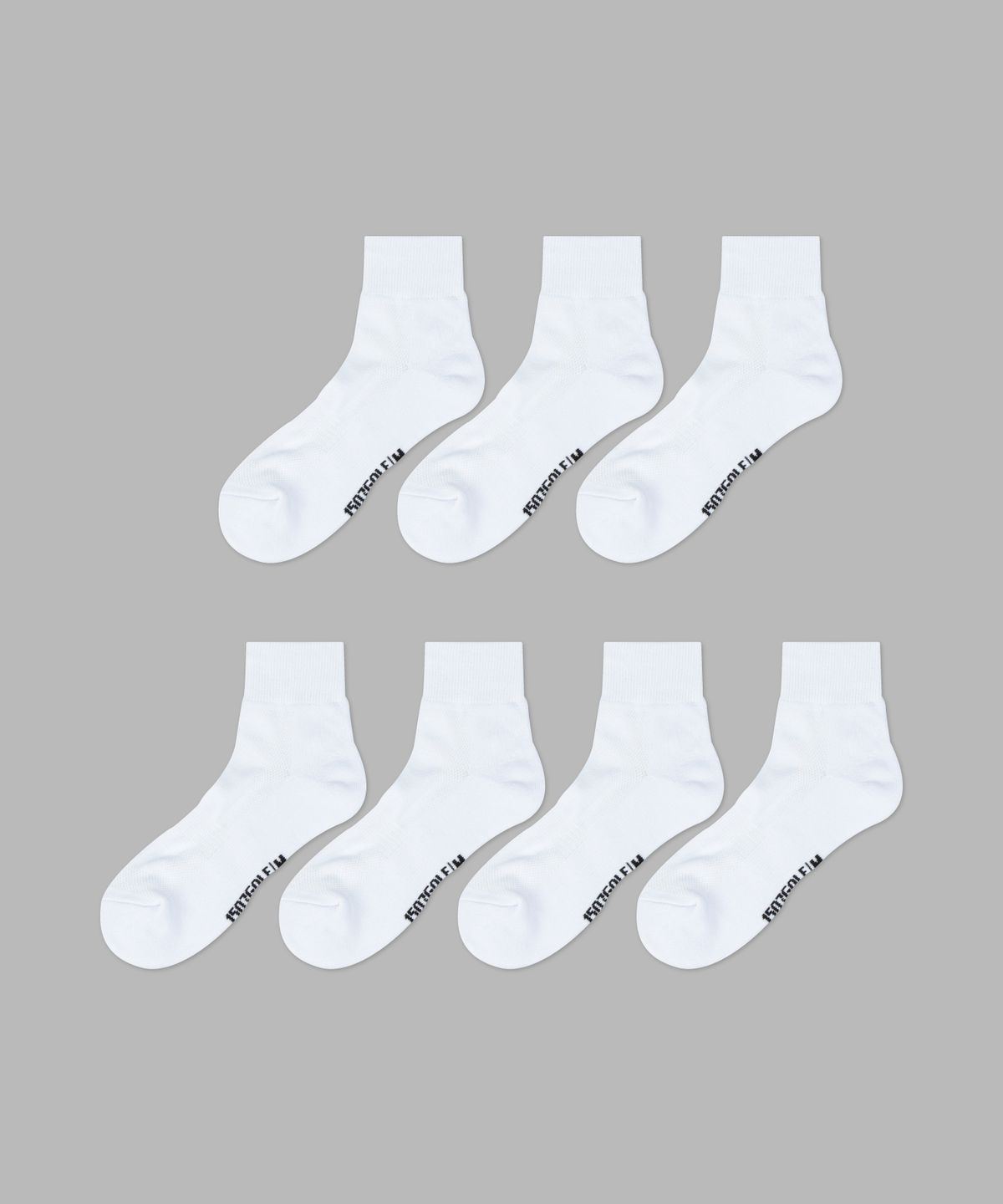 일오공칠(IL-O-GONG-CHIL) [7PACK] 1507 애슬레틱 골프 앵클 삭스 - 위클리팩