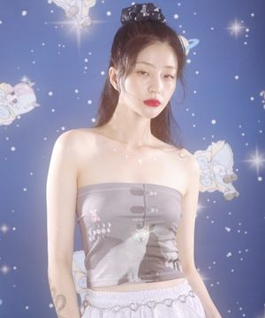 0 3 데빌 캣 튜브탑