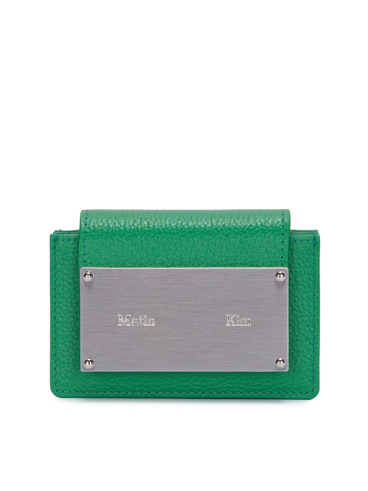 마뗑킴(MATIN KIM) ACCORDION WALLET IN GREEN