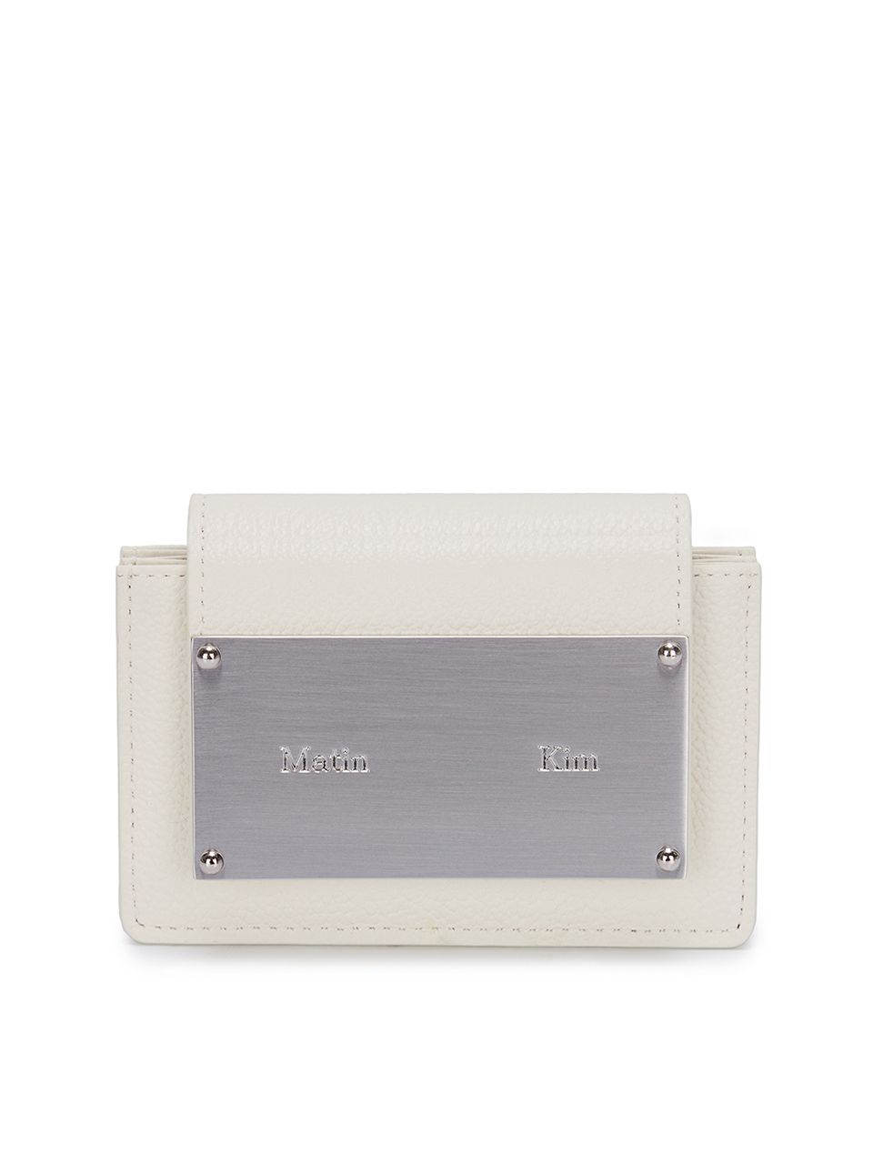 MUSINSA | MATIN KIM ACCORDION WALLET IN WHITE