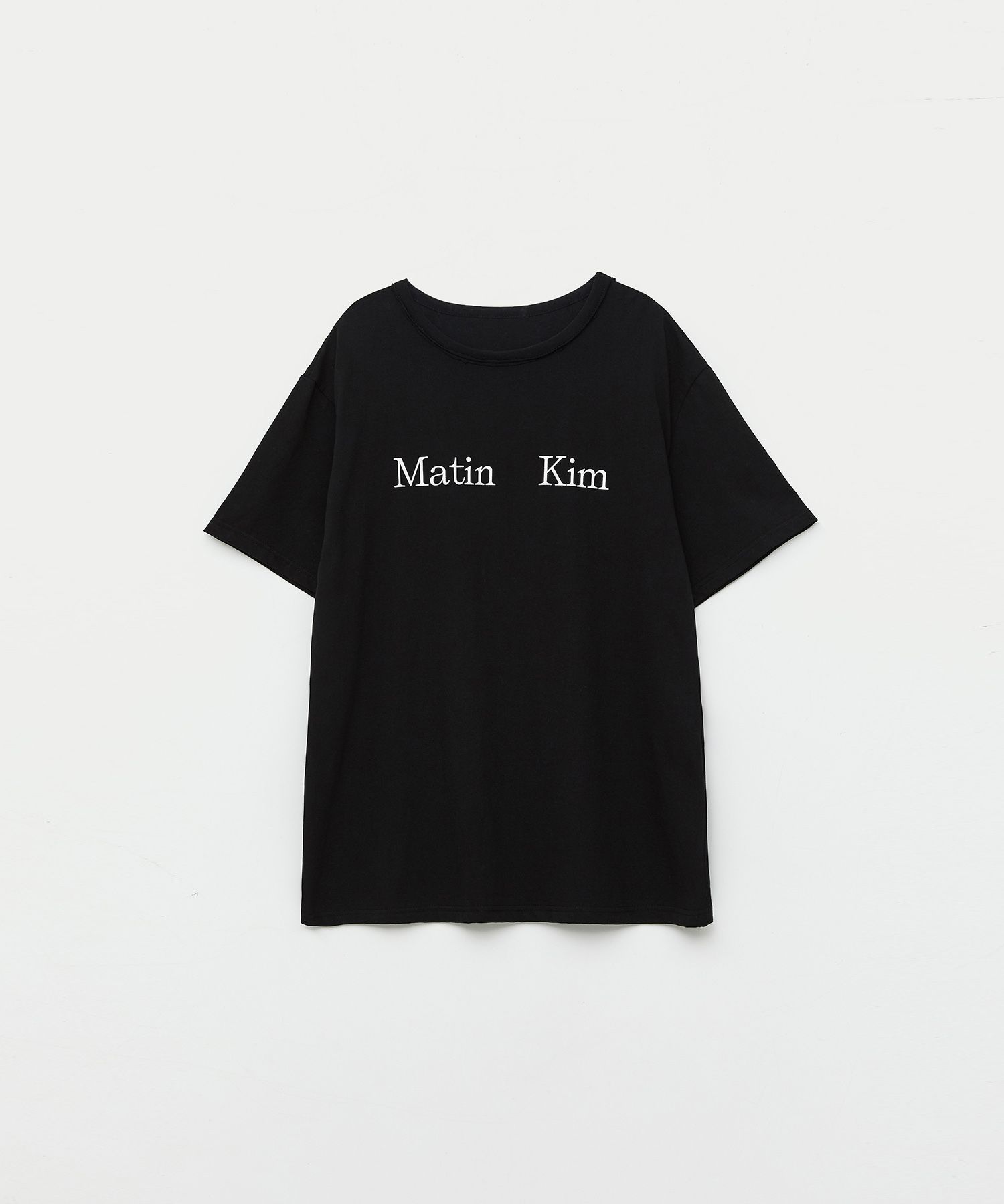 MUSINSA | MATIN KIM MATIN KIM LOGO T-SHIRT IN BLACK