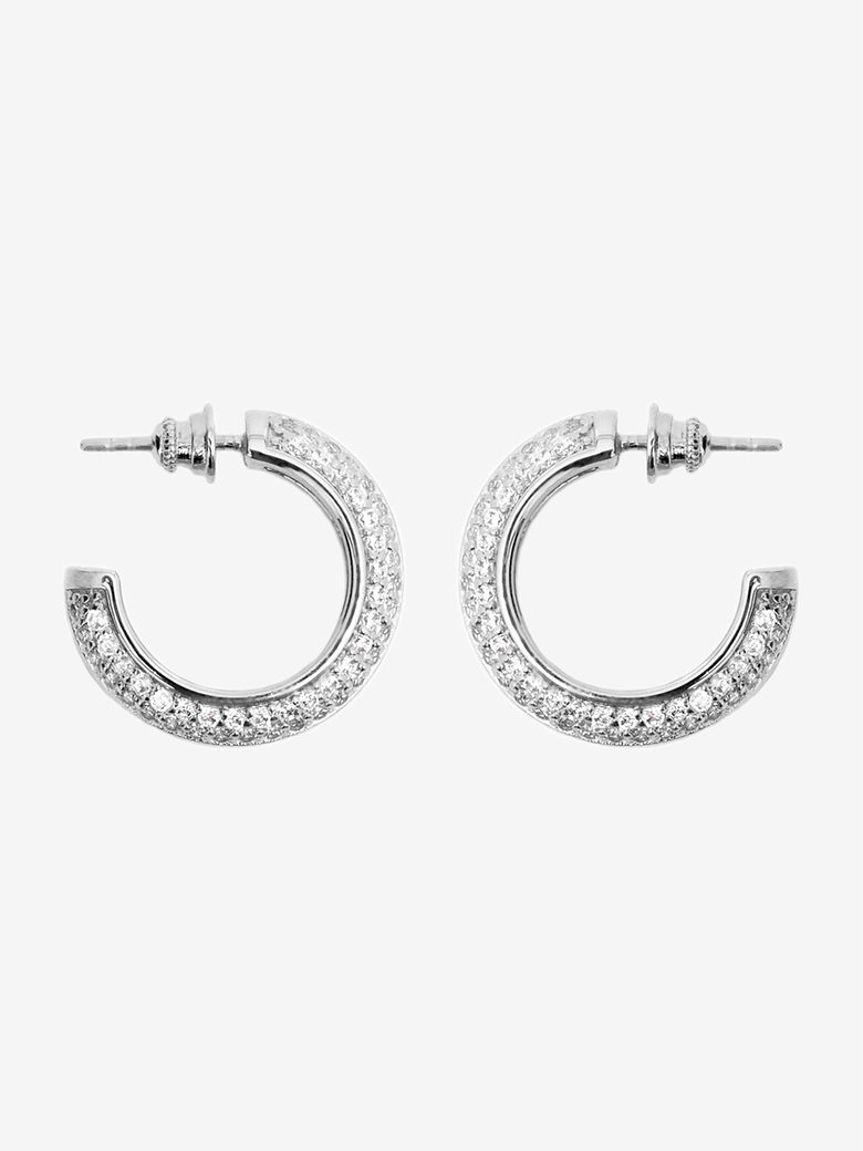 SPIN EARRING SILVER