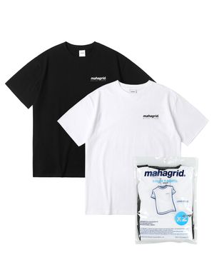 2 PACK SS TEE WHITE/BLACK(MG2EMMT599A)