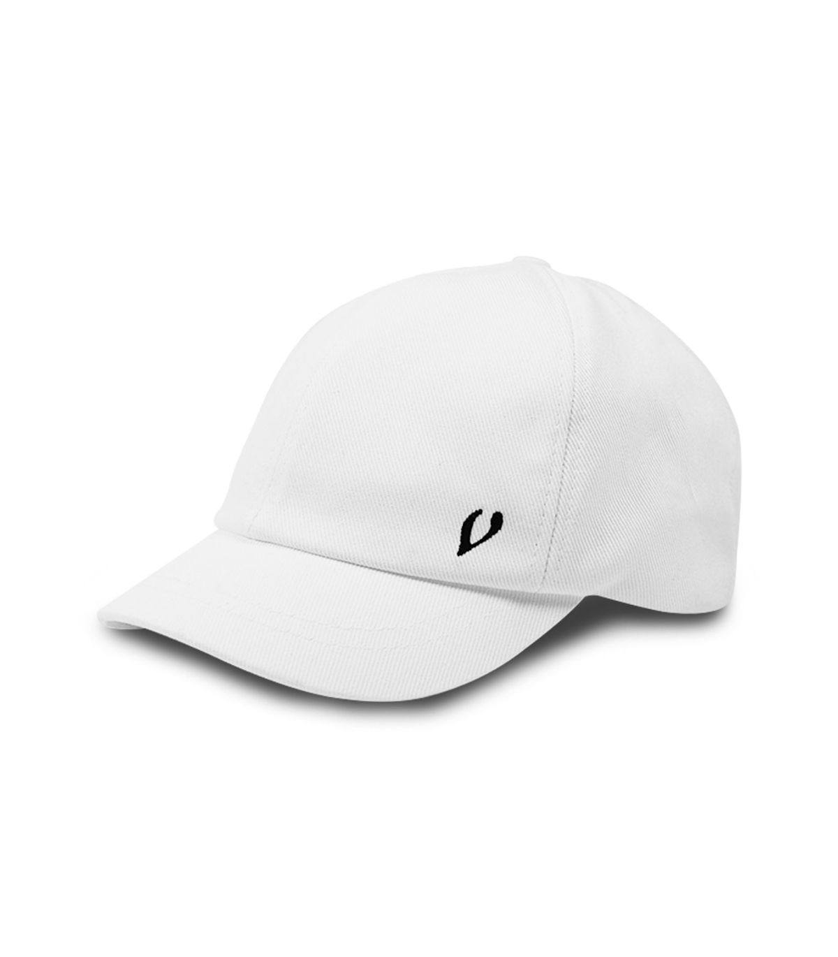 바이브레이트(VIBRATE) BLACK LINE - RIDING COTTON BALL CAP (WHITE)