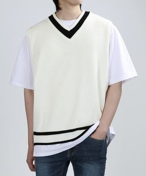 MATE LAYER VEST (CREAM)