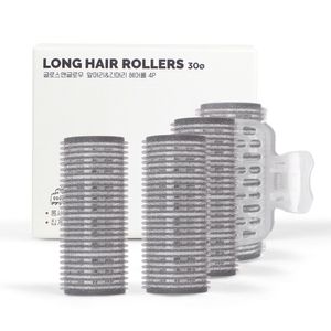 국내생산 앞머리&긴머리 헤어롤 4P