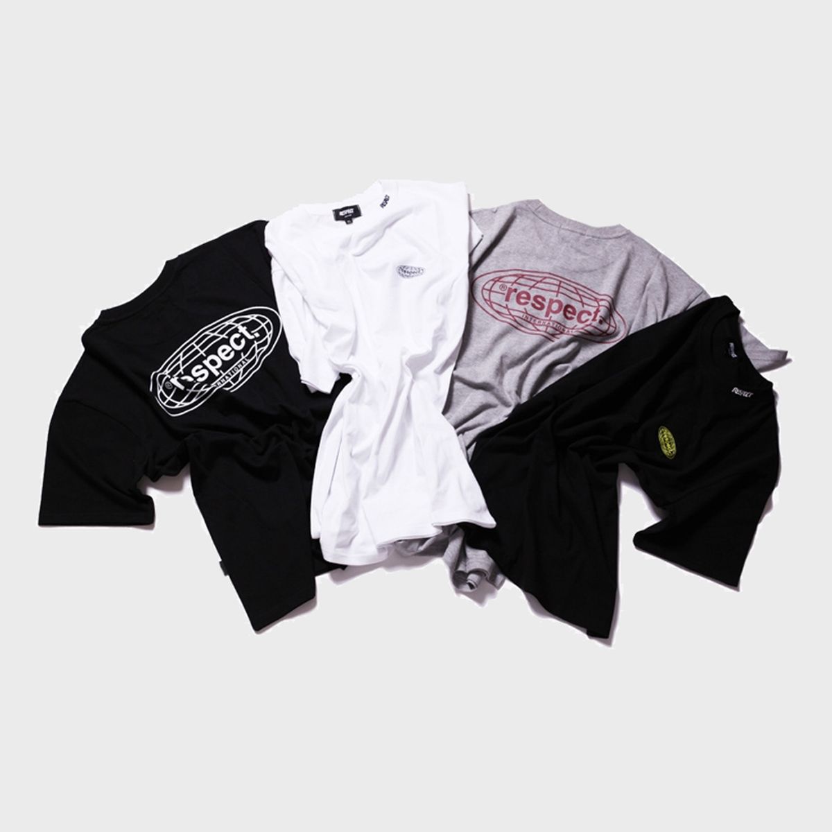 리스펙트(RESPECT) back logo international tee (4color)