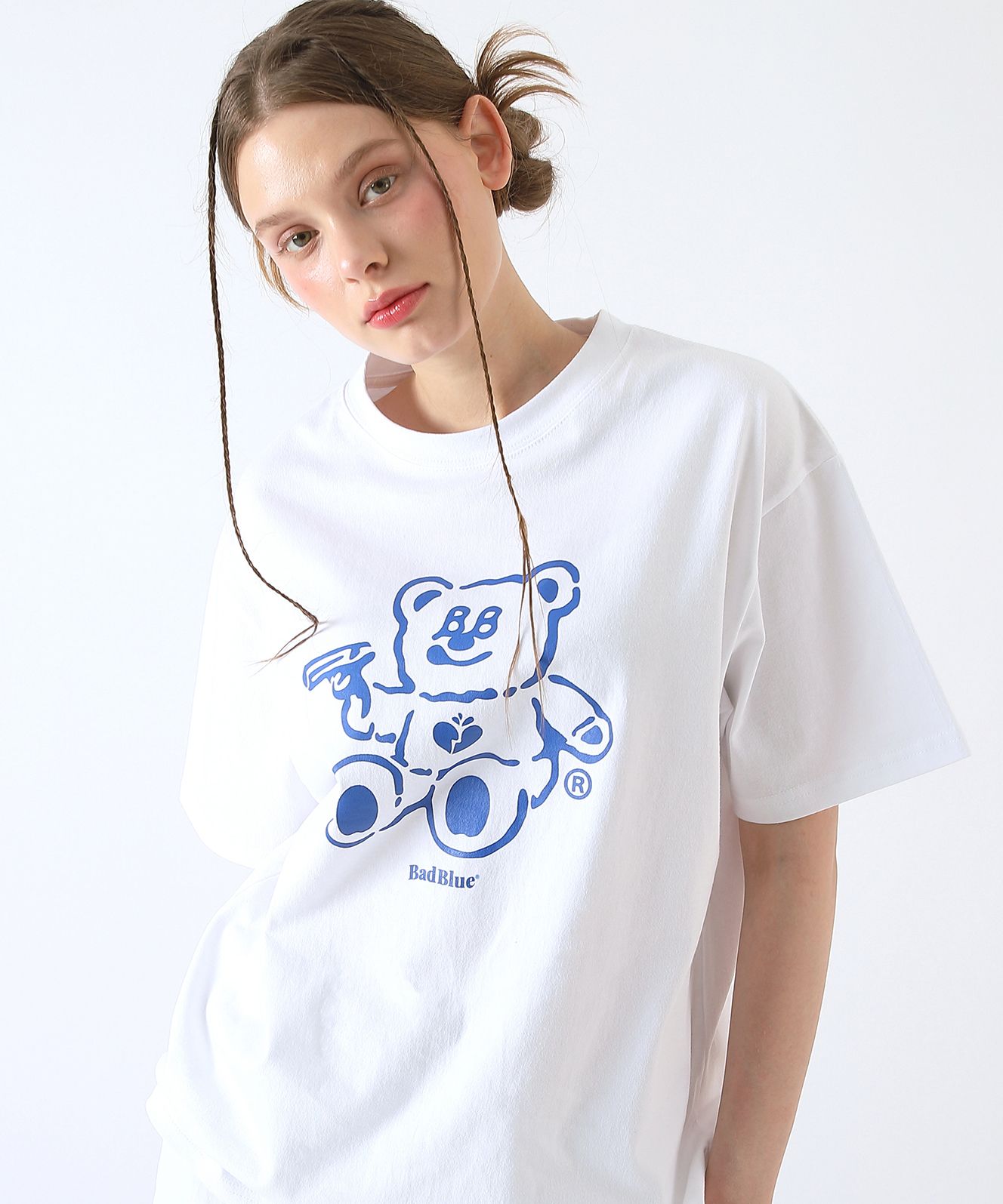 ★23SS★【Bad Blue】★Baby BadBear Oversized Te.e★ ☆23SS☆【Bad Blue】☆Baby BadBear Oversized Te.e☆ トップス