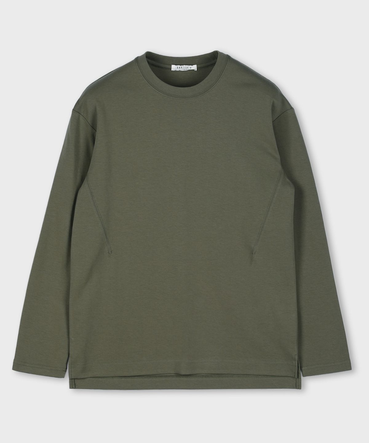 빠니깔레(PANICALE) 오버숄더 크루넥 코튼 티셔츠 3 COLOR