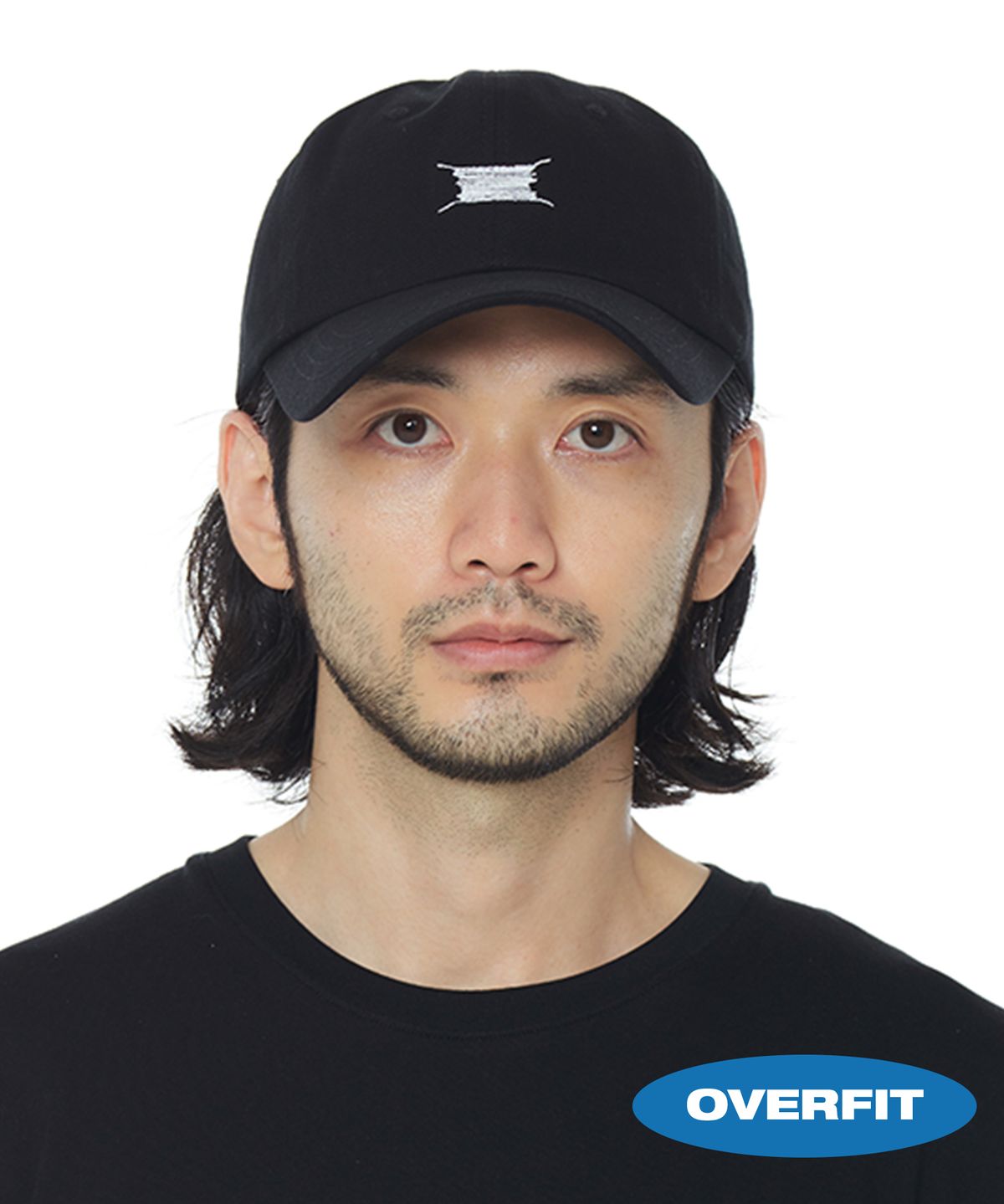 루오에스팩(LUOESPAC) 스크리블 볼캡 (블랙)