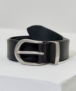 미니멀 하드레더 벨트