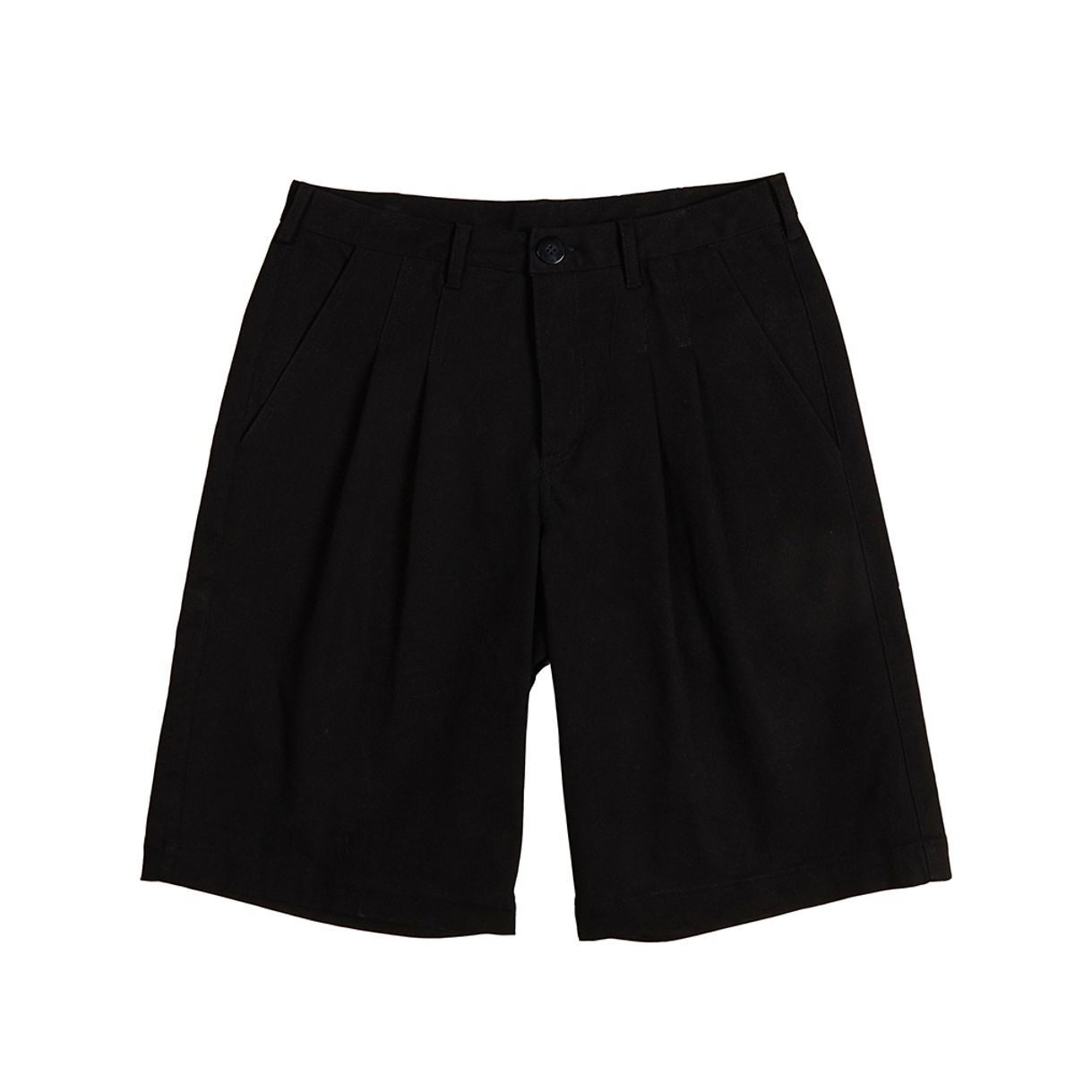 블랭크브릭(BLANKBRICK) 치노 블랙 하프 팬츠