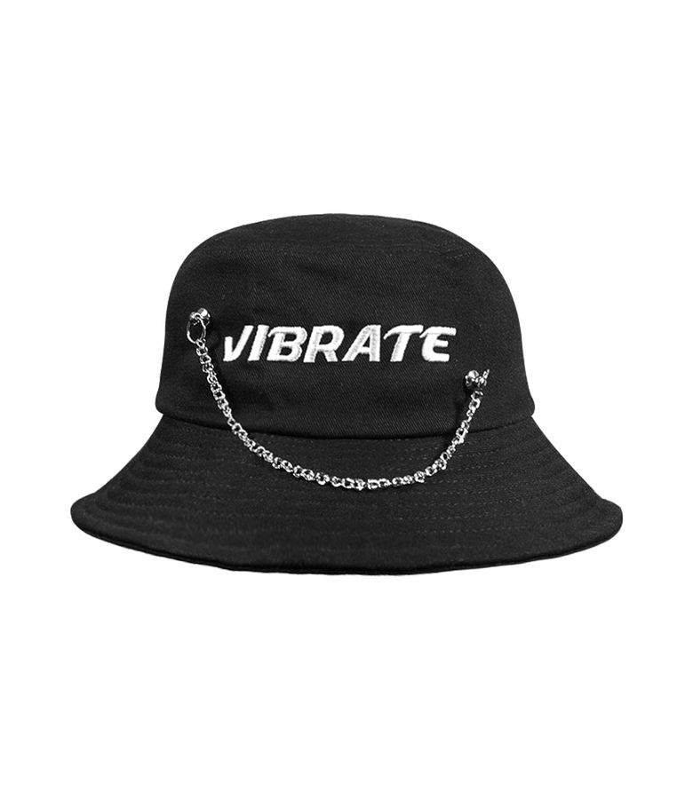 BLACK LINE - SIGNATURE CHAIN BUCKET HAT (BLACK)