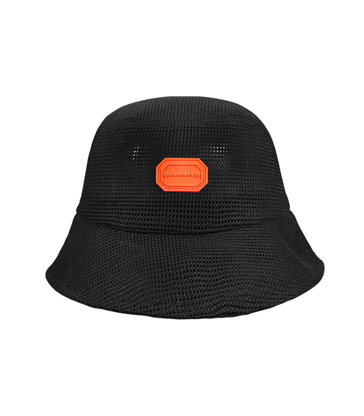 바이브레이트(VIBRATE) SEE-THROUGH BUCKET HAT (BLACK)