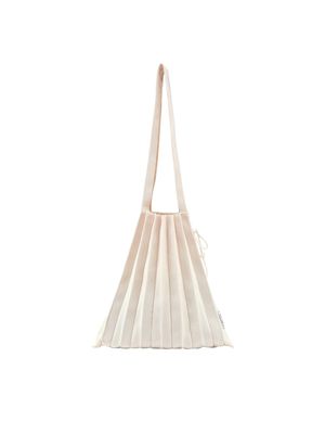 Lucky Pleats Knit M Vanilla