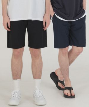 [2 PACK] 쿨 스판 트레이닝 5부 쇼츠 (2color)