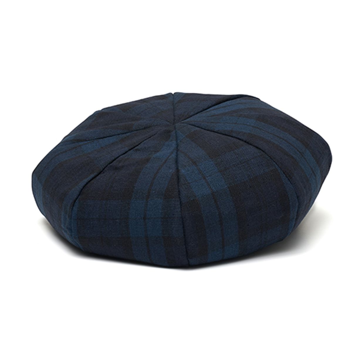 밀리어네어햇(MILLIONAIRE HATS) (Plade check) Classic Linen Beret