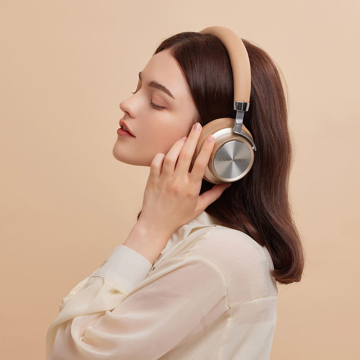 사운드판다(SOUND PANDA) ANC 노이즈캔슬링 무선 블루투스 헤드폰 SPH-900Pro