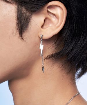 THUNDER CHAIN EARRING (이어링타입 변경 가능)