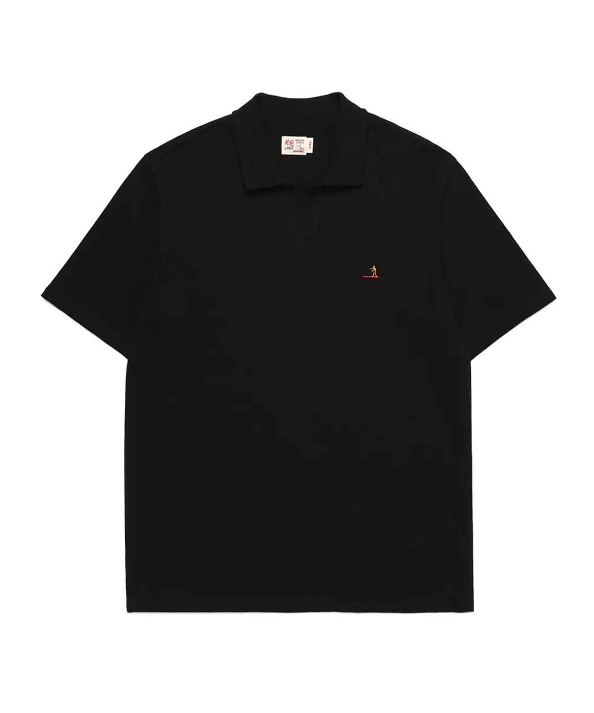 엠니(M.Nii) M.Nii x LAB12 OVER FIT PK T-Shirts / Black