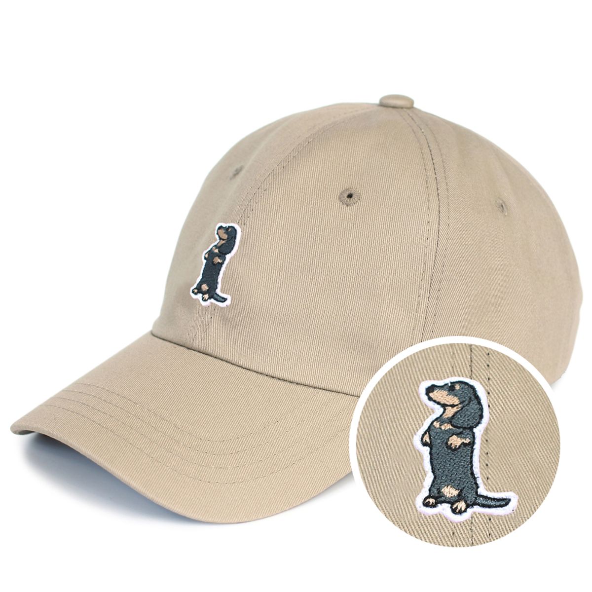 스누지(SNOOZY) 닥스훈트 자수 와펜 볼캡 (6COLOR)