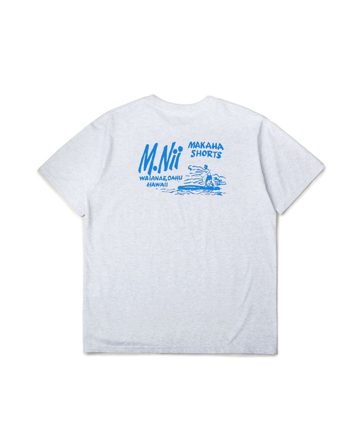 엠니(M.Nii) Retro Logo T-Shirts / White Melange
