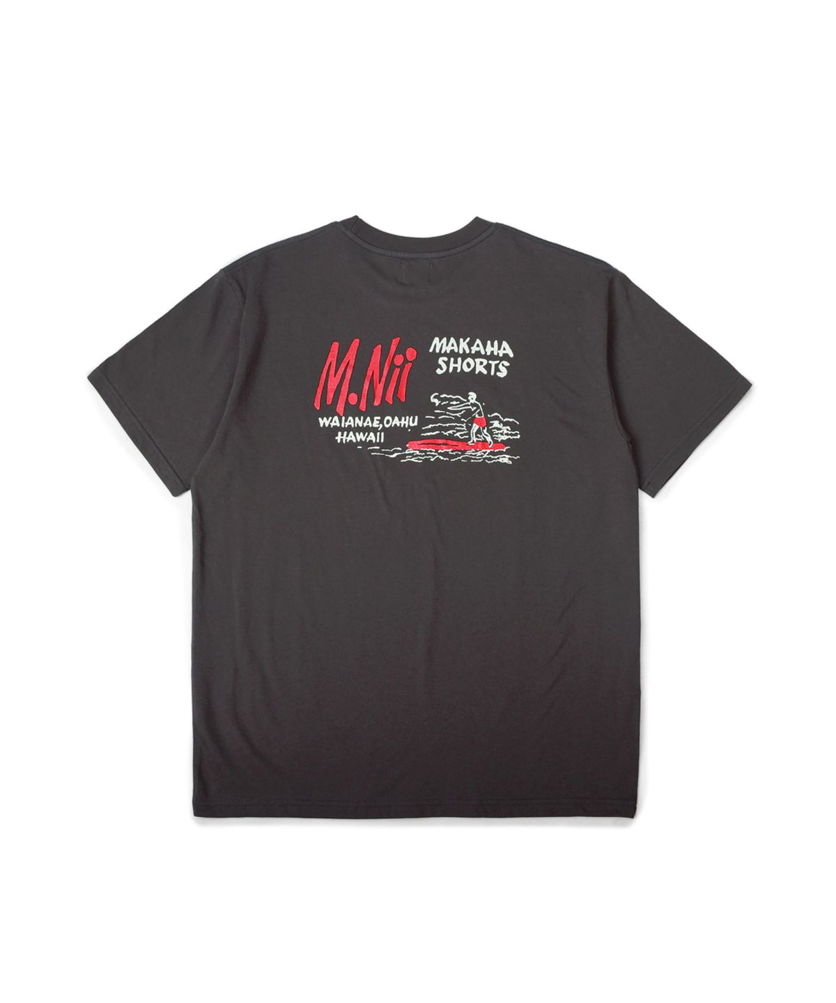 엠니(M.Nii) Retro Logo T-Shirts / Charcoal
