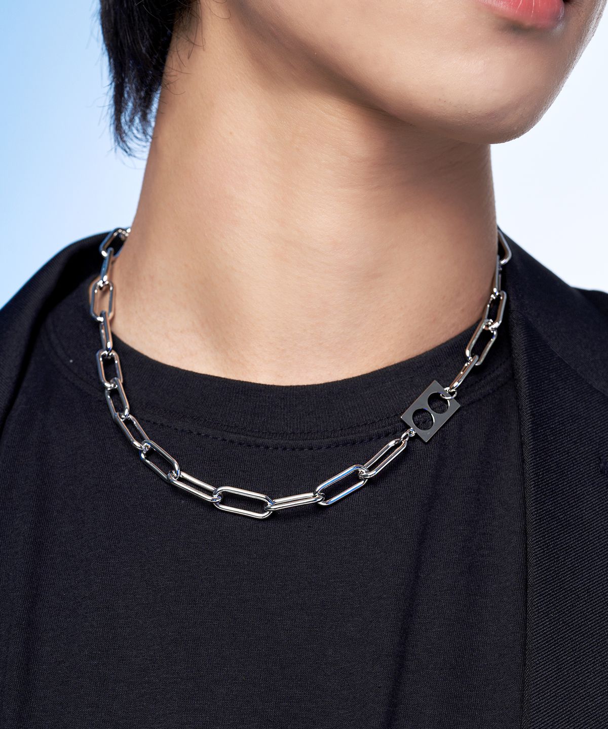 하와(HAWHA) SQUARE BLOCK NECKLACE
