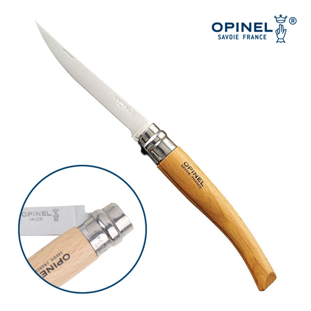 오피넬(OPINEL) 프랑스 캠핑 나이프 에필레 10번 밤나무