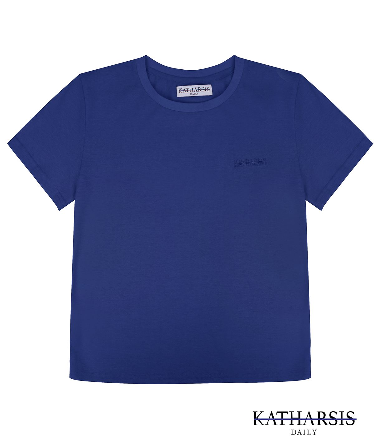 카타르시스(KATHARSIS) 베이직 반팔티 (코발트 블루)_FREE
