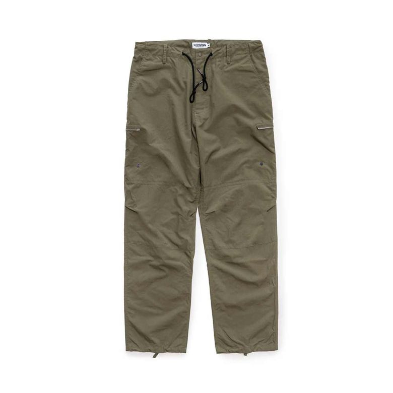 ZIP PANTS OLIVE